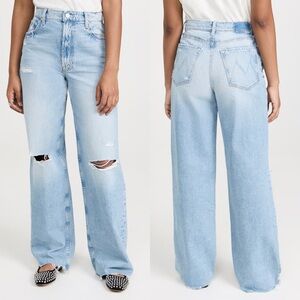 MOTHER Spinner Zip Heel Chew Jeans